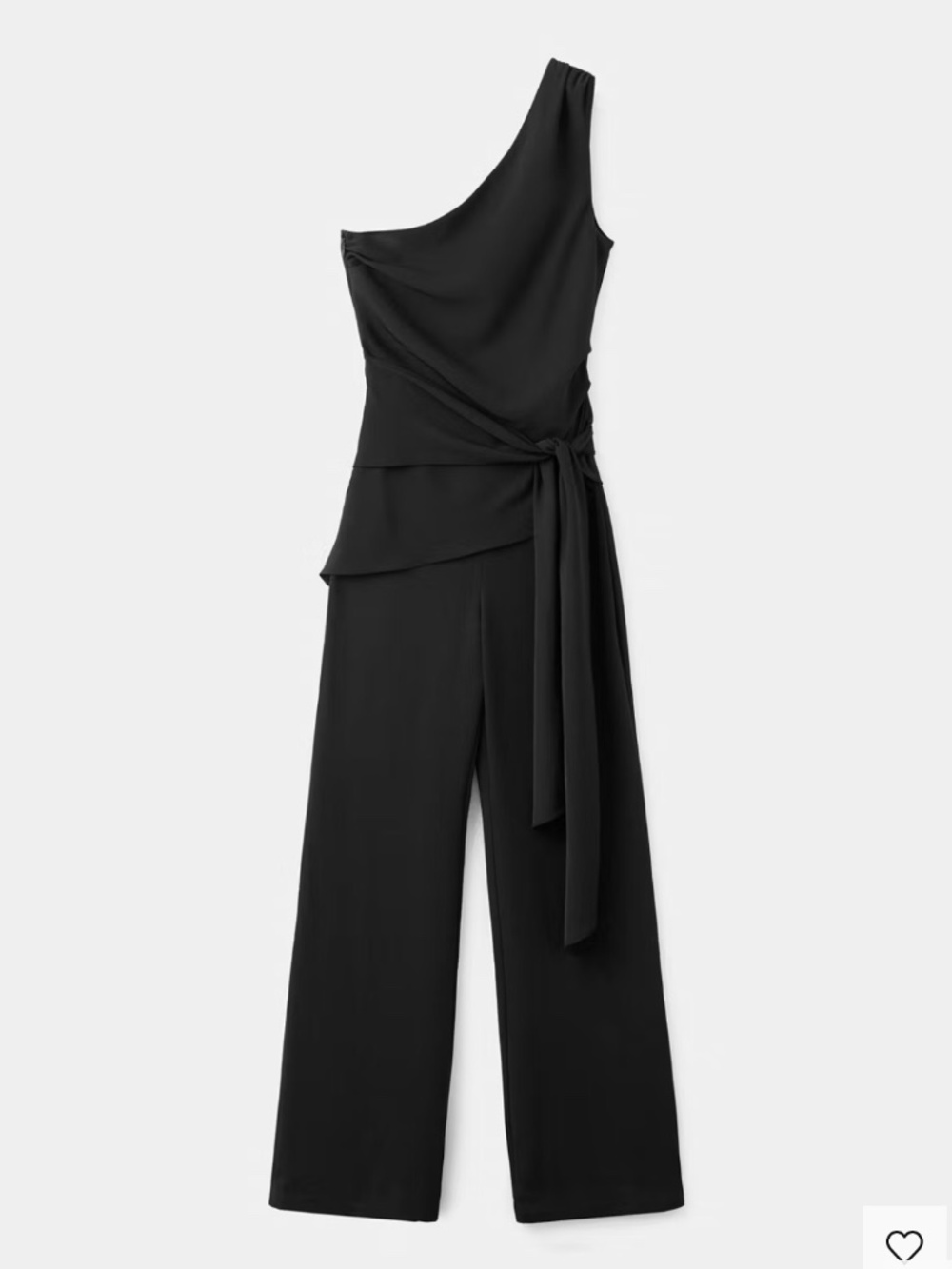 ASYMMETRICAL JUMPSUIT WITH BOW